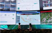 FOTO: Intip Posko Pusat Terpadu Pergerakan Angkutan Nataru 2023/2024 via Layar Pemantau Raksasa di Kantor Kemenhub