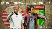 Rahmad Darmawan vs Jafri Sastra (Bola.com/Samsul Hadi)