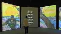 Suasana pameran Van Gogh Alive di Jakarta. (dok. Liputan6.com/Dinny Mutiah)