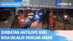 Warga Jati Cempaka, Bekasi, yang kerap menggunakan jalan Jembatan Antilope kini kembali melintas dengan aman. Sebelumnya, mereka terpaksa menunduk atau memutar arah karena jalan jembatan terhalang girder kereta cepat yang dipasang sangat rendah.