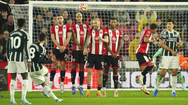 Foto: Aksi-Aksi Pemain MU saat Membungkam Sheffield United, Scott McTominay Jadi Pencetak Gol Terbanyak Sementara
