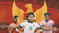 Timnas Indonesia - Taufik Hidayat, Bagus Kahfi, Ronaldo Kwateh (Bola.com/Adreanus Titus)