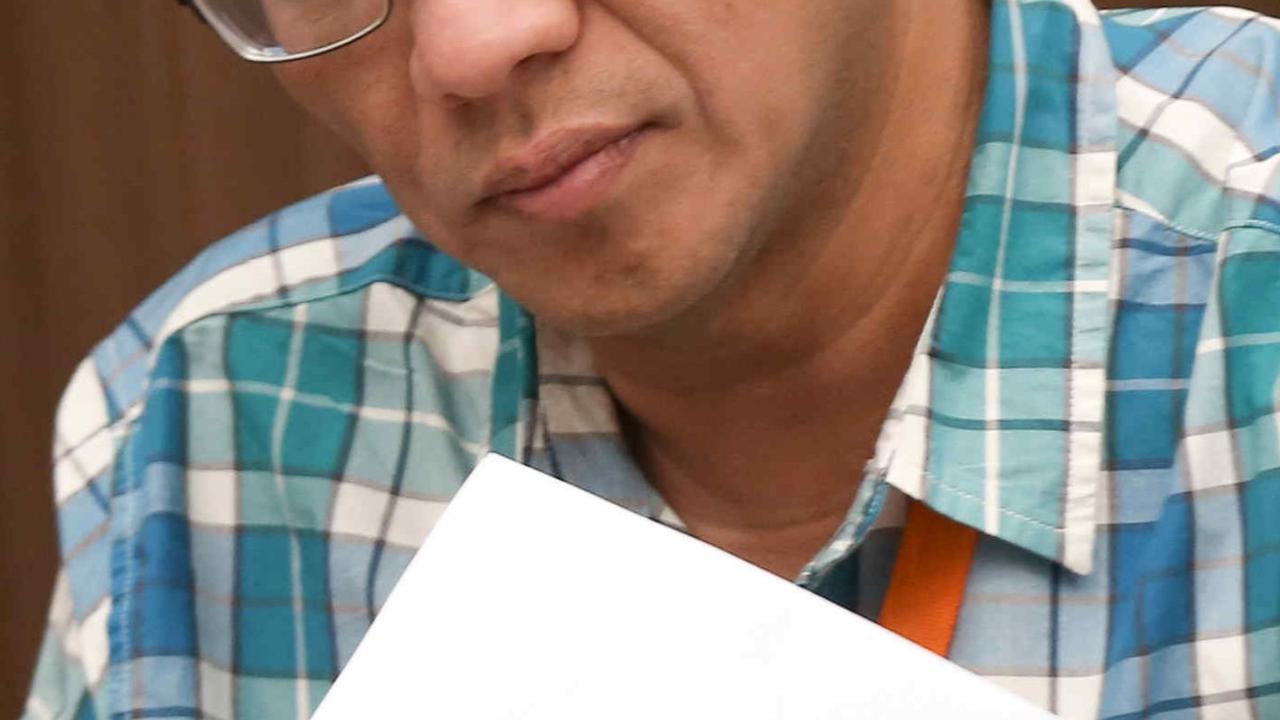 Teradu dalam kasus ini adalah tujuh komisioner KPU, termasuk Ketua KPU Hasyim Asyi’ari. <br>( Foto Liputan6.com / Herman Zakharia )<br>