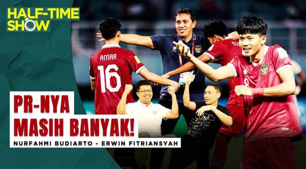 Berita video Half Time Show kali ini membahas topik tentang evaluasi Timnas Indonesia U-17  di Piala Dunia U-17