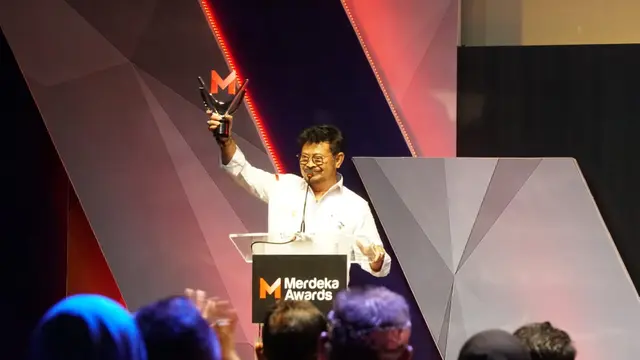 Selalu Hadirkan Program Inovatif Pertanian, Mentan Raih SYL Raih Merdeka Awards 2023