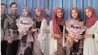 6 Momen Lamaran Gadis Kembar Tiga Banyuwangi, Calon Suaminya Pria Kembar (IG/rizka_nurrohmah071200)