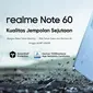 Realme Note 60 siap hadir untuk pasar Indonesia dalam waktu dekat. (Dok: Realme Indonesia)