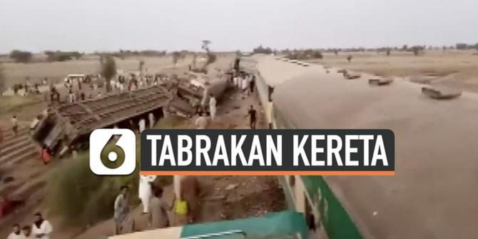 VIDEO: Update Tabrakan Kereta Pakistan, Korban Tewas Capai 50 Orang