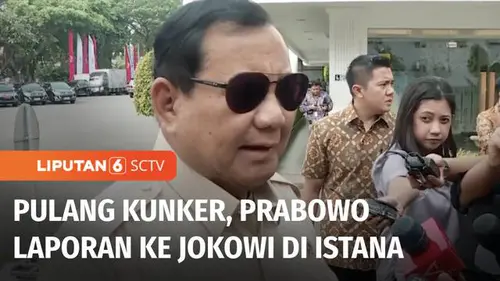 VIDEO: Prabowo Temui Jokowi Usai Kunjungan ke Eropa