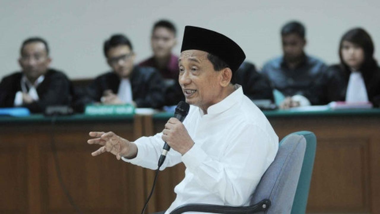 Ekspresi Fuad Amin dicecar JPU terkait suap gas Bangkalan