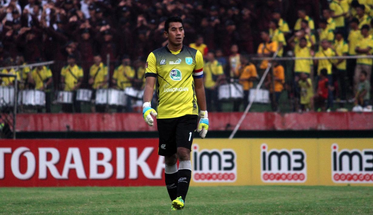 Pada laga tersebut Persela berhasil meraih kemenangan 2-0 atas Semen Padang. (Bola.com/Fahrizal Arnas)