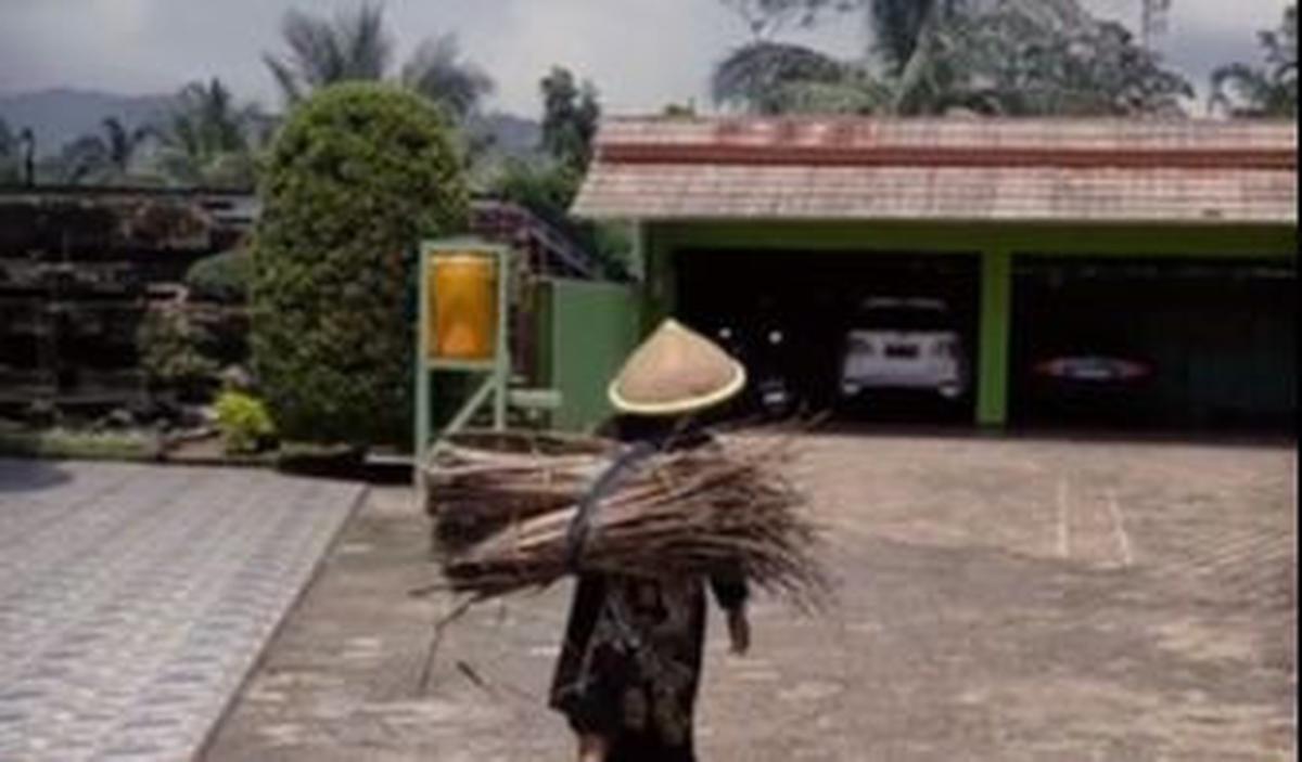 Bukan hanya rumah mewah nan halaman luas, terungkap pula jika sang nenek memiliki begitu banyak mobil yang terparkir di garasi samping rumah.