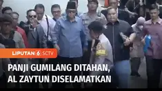 Setelah menjalani pemeriksaan sebagai tersangka, Pemimpin Pondok Pesantren Al Zaytun, Panji Gumilang secara resmi ditahan penyidik Direktorat Tindak Pidana Umum Bareskrim Polri. Meski pimpinannya ditahan dalam kasus dugaan penodaan agama, pemerintah ...