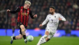 Duel Bournemouth vs Manchester Uniteds pada laga pekan 31 Premier League di Vitality stadium, Sabtu (21/3/2026) dini hari WIB. (Andrew Matthews/PA via AP)