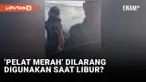 Viral! Pria Halangi Mobil Pelat Merah yang Digunakan Pada Hari Libur