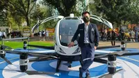 Rudy Salim Perkenalkan Taksi Udara Drone Ehang 216, Terbang 6 Menit Cuma Ratusan Ribu Saja