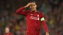 1. Virgil Van Dijk – Tak hanya terabik di Premier League namun juga salah satu bek terbaik di dunia. Harga mahal sepertinya pantas dikeluarkan Liverpool untuk mendatangkan pemain Belanda tersebut. (AFP/Paul Ellis)