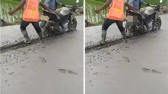 Motor Terobos Jalan Baru Dicor