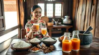 Cara Membuat Jamu Beras Kencur: Resep Tradisional untuk Kesehatan