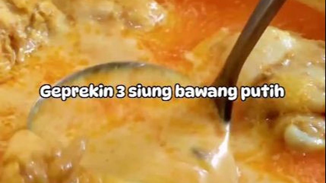 Masukkan Bawang Putih ke dalam Opor Ayam