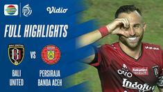Berita Video, Highlights Pertandingan antara Bali United Vs Persiraja Banda Aceh pada Selasa (30/11/2021)