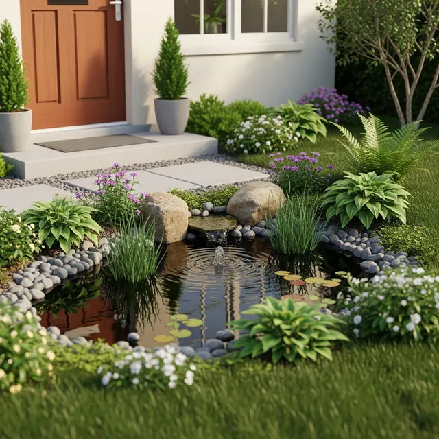 Model Taman Depan Rumah Sederhana
