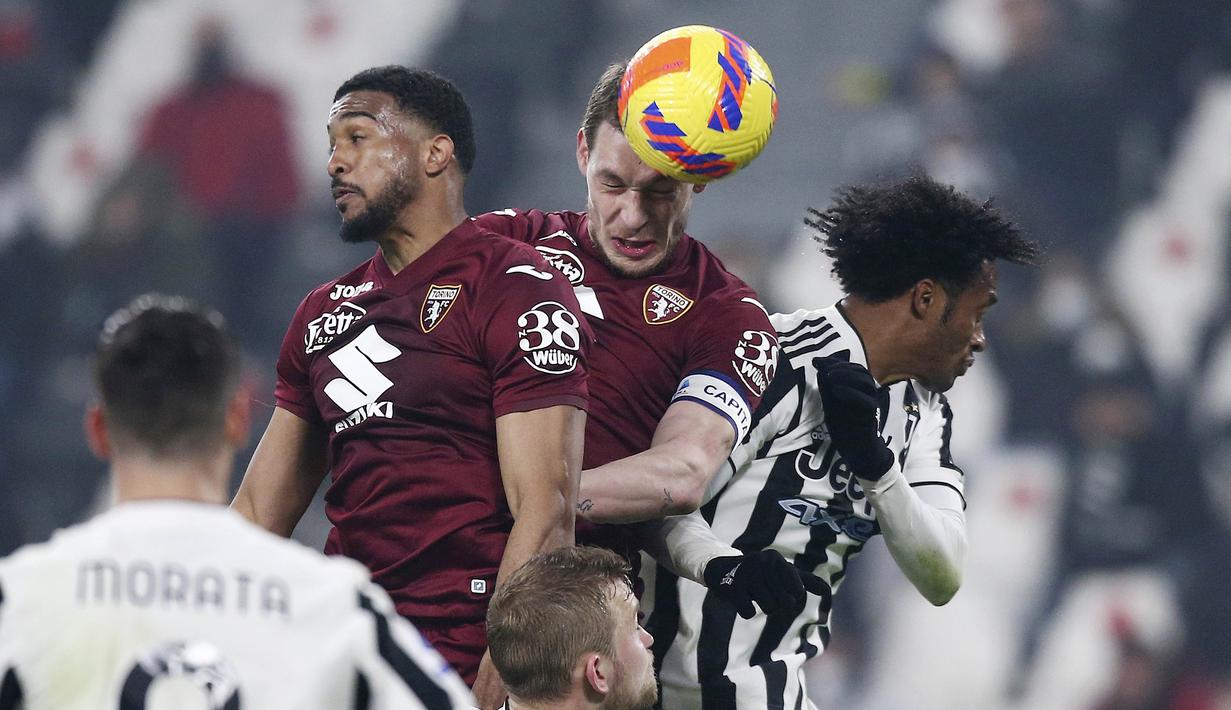 Pada laga yang bertajuk Derby della Mole ini skor berakhir imbang 1-1. (Spada/LaPresse via AP)