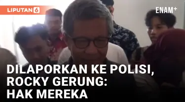 Dipolisikan karena Dugaan Menghina Jokowi, Rocky Gerung Ogah Ambil Pusing