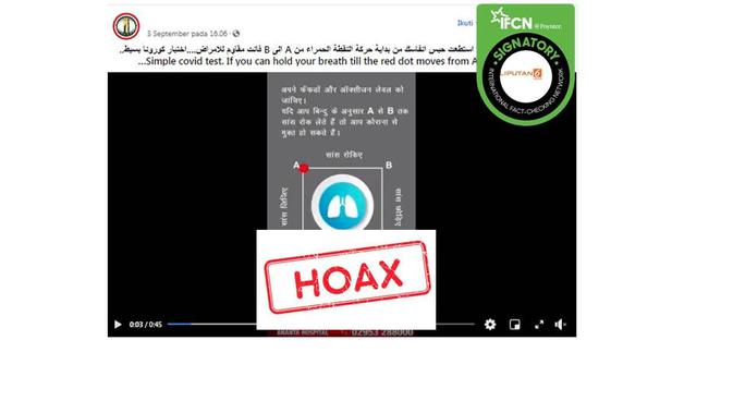 Cek Fakta Tidak Benar Video Tes Menahan Napas Bisa Membantu Analisa Covid 19 Cek Fakta Liputan6 Com