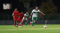 Gol-gol Indonesia disarangkan oleh Ricky Kambuaya, Irfan Jaya, Witan Sulaeman dan Ezra Walian. Sementara Myanmar hanya mampu memperkecil skor melalui Maung Maung Win. (Dokumantasi PSSI)