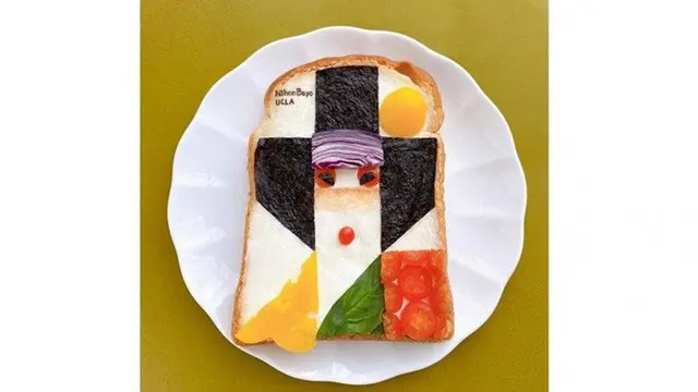 Beda dari Lainnya, Seniman Ini Bikin Lukisan Indah di Atas Roti Tawar