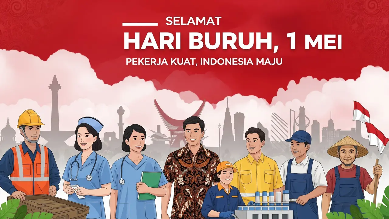 80 Caption Hari Buruh Paling Menggugah Hati dan Inspiratif untuk Media Sosial