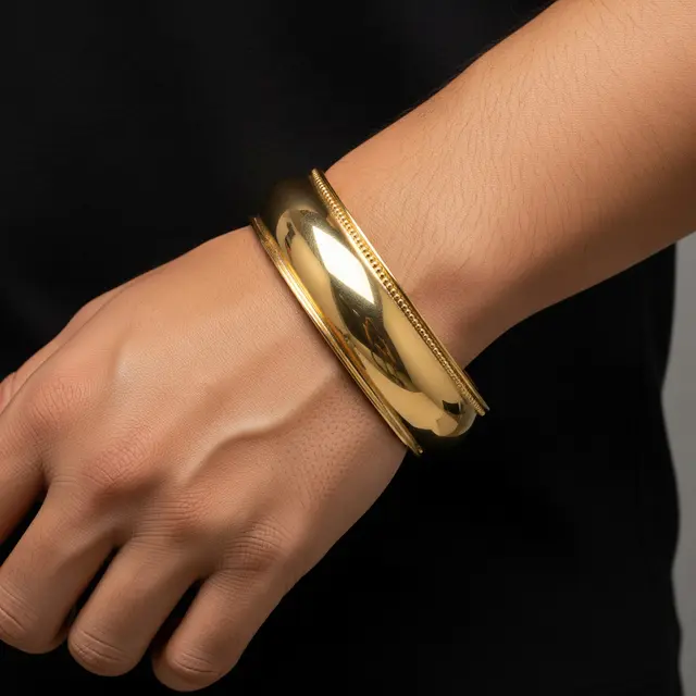 9 Model Gelang Emas untuk Tangan Besar