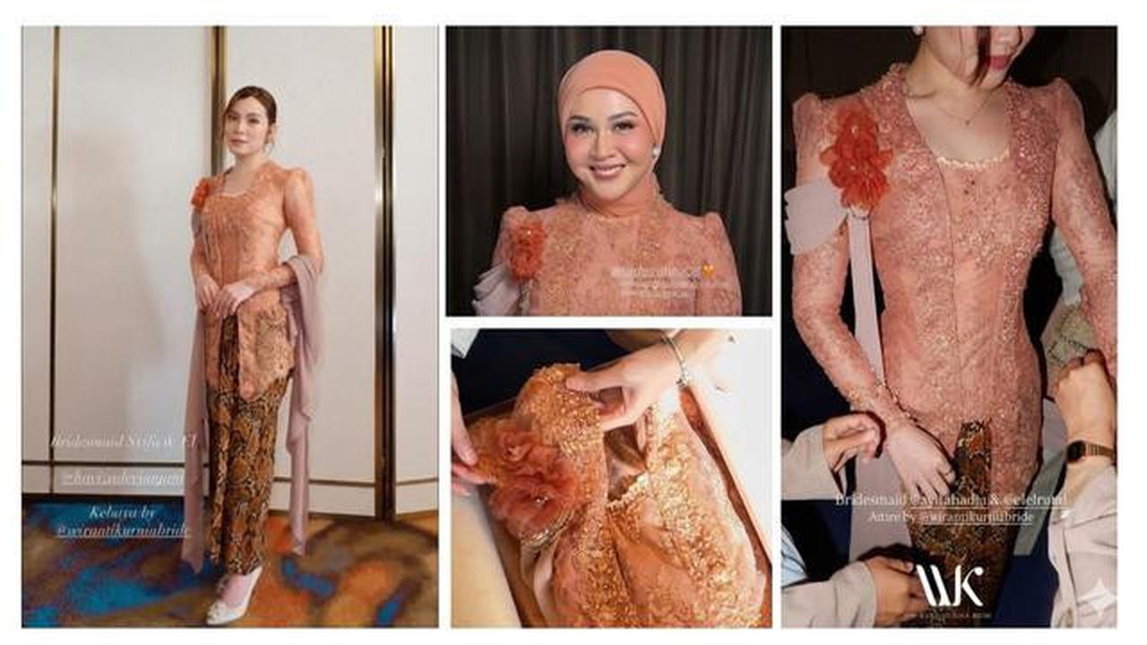 7 Detail Kebaya Bridesmaid di Pernikahan Syifa Hadju dan El Rumi yang Bikin Pangling