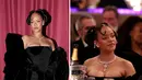 Rihanna pakai anting Cartier High Jewelry dan kalung Cartier Sixième Sens High Jewelry 18k white gold. [Cartier].