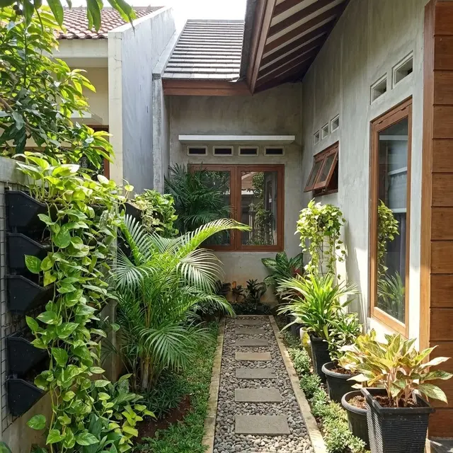 Model Taman Mini Tanpa Pagar