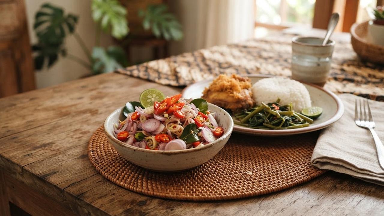 Cara Membuat Sambal Matah Tanpa Ribet, Cukup Iris Bahan dengan Teknik Ini