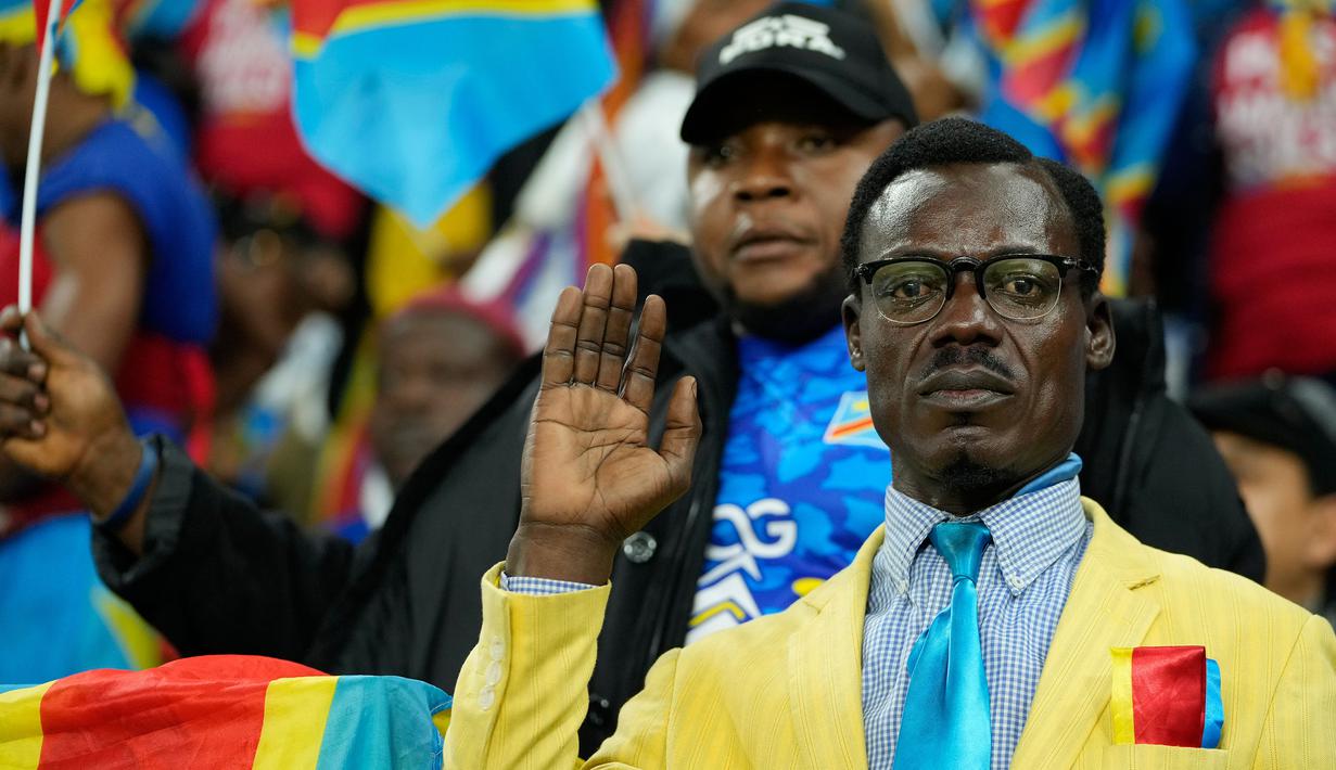 Hampir 65 tahun kemudian, Lumumba dijadikan sebagai simbol perlawanan masyarakat Afrika dari penjajahan. (AP Photo/Mosa'ab Elshamy)