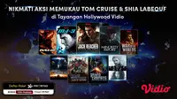 Vidio semakin banyak menghadirkan film Hollywood terpopuler ke dalam platform mereka. (Dok. Vidio)