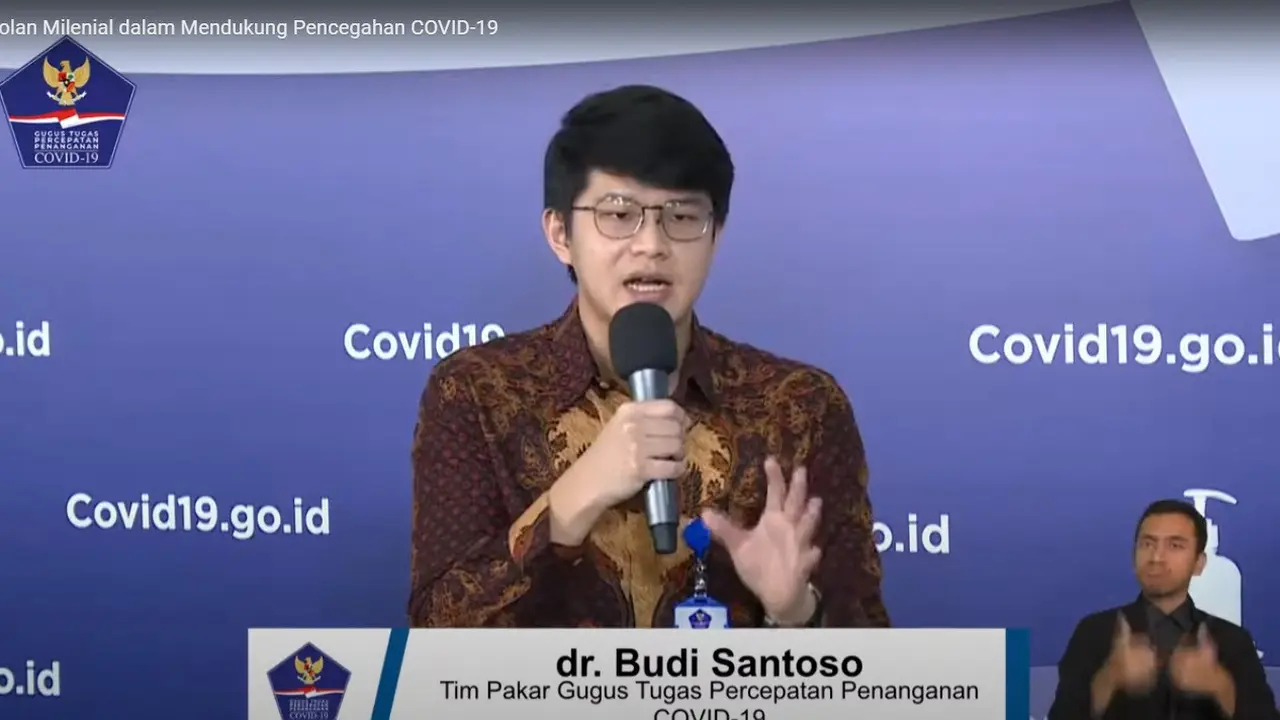 Tim Pakar Gugus Tugas Percepatan Penanganan Covid-19 dr Budi Santoso. (dok BNPB)