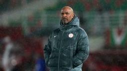 Skuad asuhan Eric Sekou Chelle tampil dominan sejak babak pertama dalam pertandingan yang berlangsung di Mozambique, Kompleks Stadion Fez, Maroko. (AP Photo/Themba Hadebe)