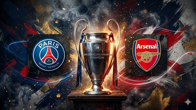 Ilustrasi PSG, Arsenal, Liga Champions