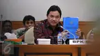 Anggota BPK, Achsanul Qosasi saat rapat dengan Pansus Pelindo II, Jakarta, Rabu (2/12/2015). Kedatangan BPK untuk menyerahkan hasil audit terhadap PT Pelindo II terkait pengelolaan JICT. (Liputan6.com/Johan Tallo)