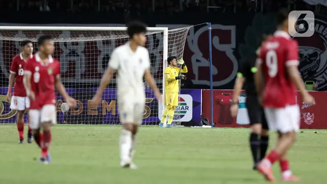 FOTO: Timnas Indonesia U-19 Bermain Imbang Lawan Thailand U-19