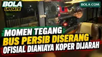 Bus rombongan Persib Bandung Elite Pro Academy (EPA) U-18 diserang di Rest Area KM 360 Batang, Jawa Tengah, Minggu (11/10/2026) malam. Tak hanya itu, seorang ofisial dilaporkan menjadi korban penganiayaan hingga mengalami luka lecet di bagian pipi da...