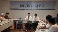 Majelis Masyayikh menggelar Workshop review draf 2 standar mutu pendidikan nonformal pesantren. Acara workshop ini resmi dibuka pada Selasa (2/7) di Hotel Mercure Ancol Jakarta dan akan berlangsung selama tiga hari (Istimewa)