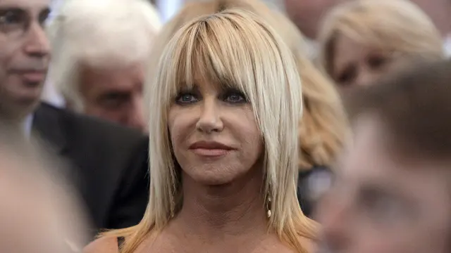 Suzane Somers pada 2007. (AP Photo/Kevork Djansezian, Pool, File)