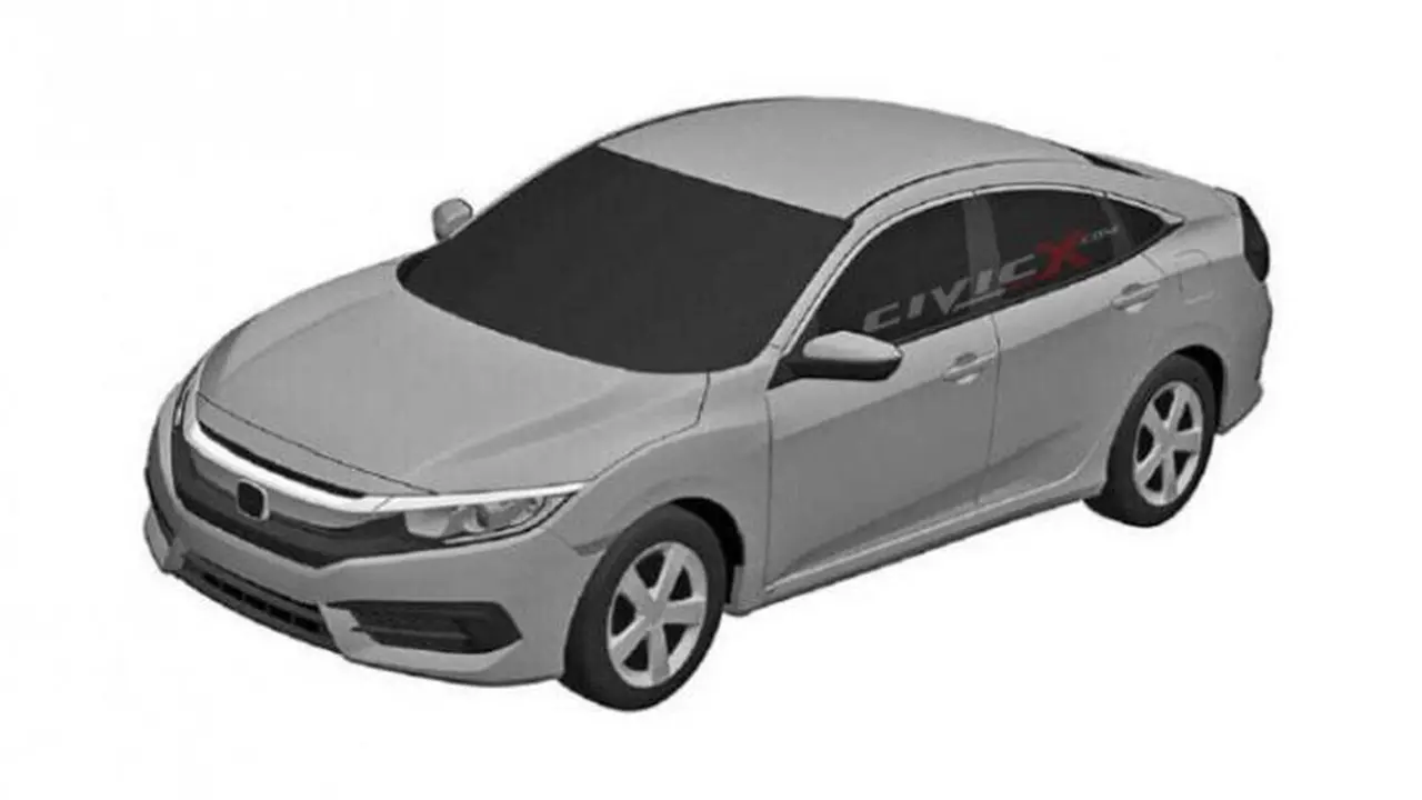 Tampang Honda Civic Anyar Terkuak Melalui Pengajuan Paten