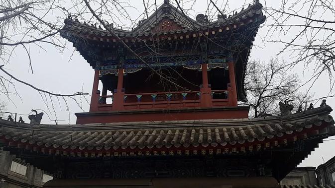 Menara Masjid Dongsi, Beijing (Rizki Akbar Hasan / Liputan6.com)