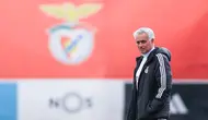 Benfica akan bersua Real Madrid lagi pada leg pertama playoff babak 16 besar Liga Champions di Estadio da Luz, Lisbon, Rabu (18/2/2026) dini hari WIB. (AFP/Patricia De Melo Moreira)